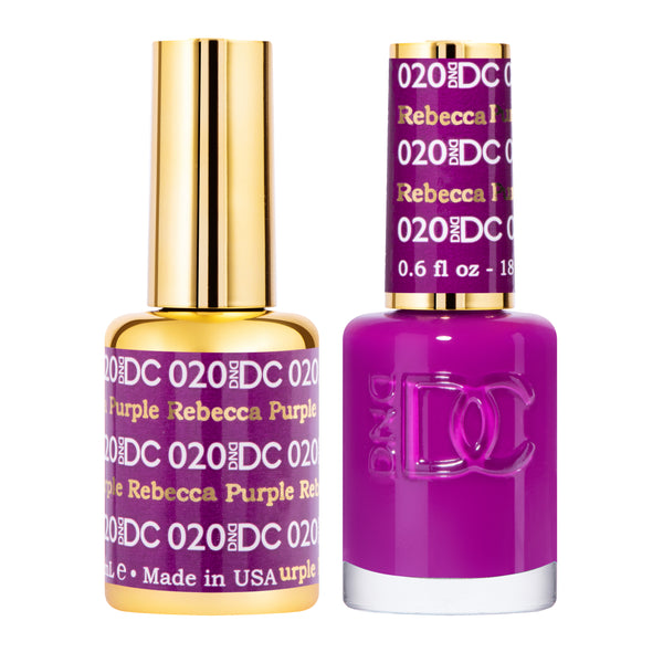 DC020 - Matching Gel & Nail Polish - Rebecca Purple