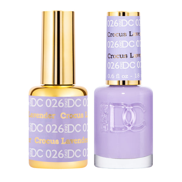 DC026 - Matching Gel & Nail Polish - Crocus Lavender