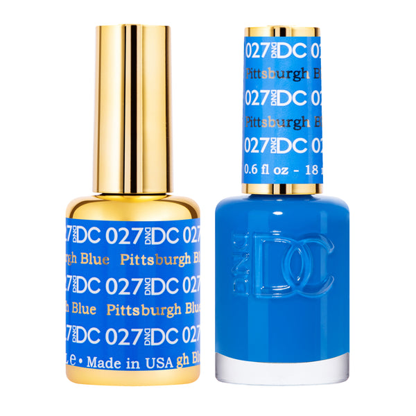 DC027 - Matching Gel & Nail Polish - Pittsburgh Blue