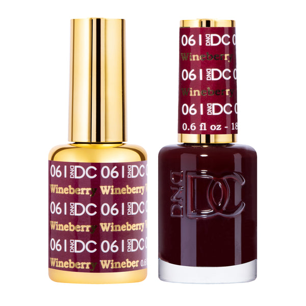 DC061 - Matching Gel & Nail Polish - Wine Berry