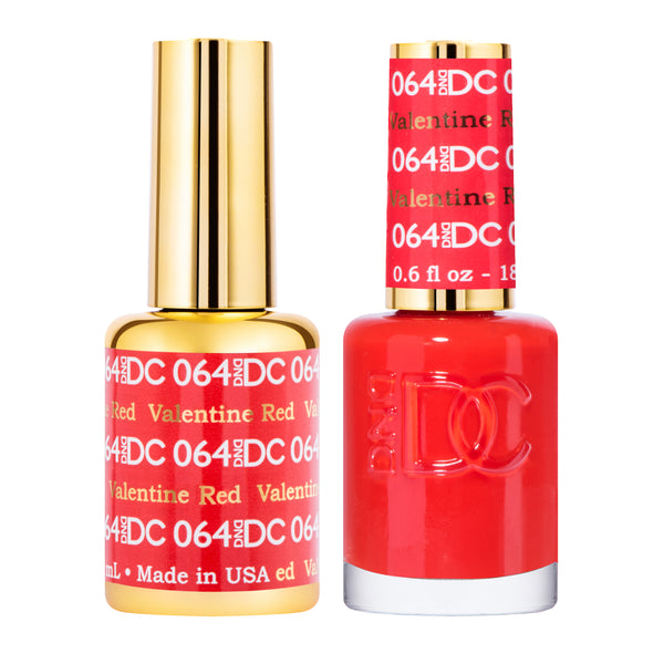DC064 - Matching Gel & Nail Polish - Valentine Red