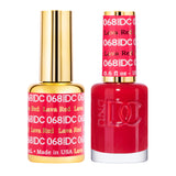 DC068 - Matching Gel & Nail Polish - Lava Red