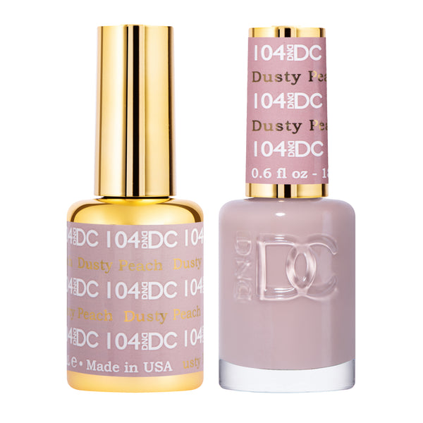 DC104 - Matching Gel & Nail Polish - Dusty Peach