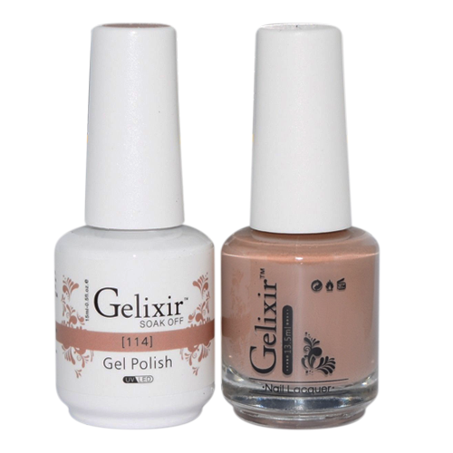 GELIXIR GEL COLOR  - GLX114 - Duo Gel & Polish 0.5oz
