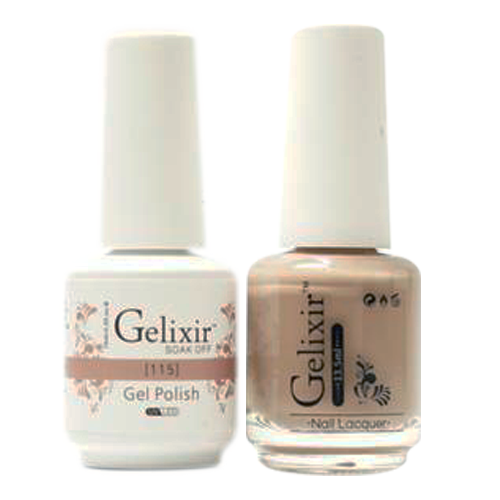 GELIXIR GEL COLOR  - GLX115 - Duo Gel & Polish 0.5oz