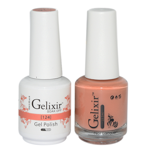 GELIXIR GEL COLOR  - GLX124 - Duo Gel & Polish 0.5oz