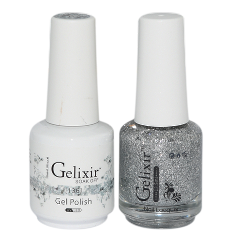 GELIXIR GEL COLOR  - GLX136 - Duo Gel & Polish 0.5oz