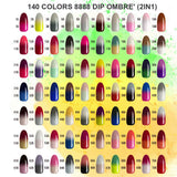 8OM02A -  8888 OMBRE DIP - ACRYLIC 3D 2 OZ.