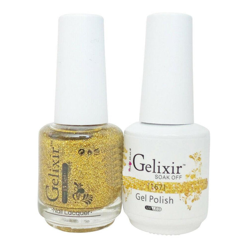 GELIXIR GEL COLOR  - GLX167 - Duo Gel & Polish 0.5oz