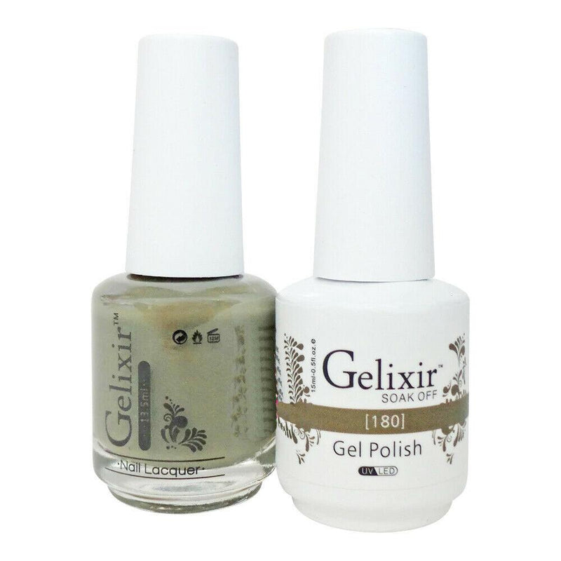 GELIXIR GEL COLOR  - GLX180 - Duo Gel & Polish 0.5oz