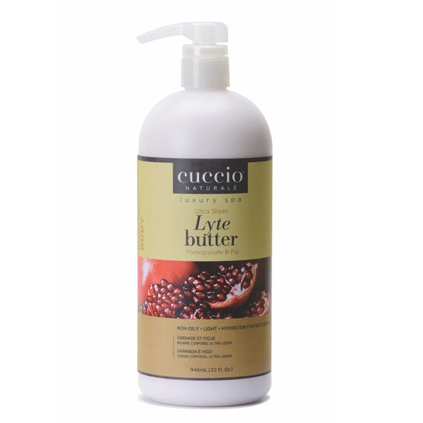 Cuccio Naturale -  Lyte Ultra Sheer Butter Pomegranate & Fig - 32 oz / 946 mL