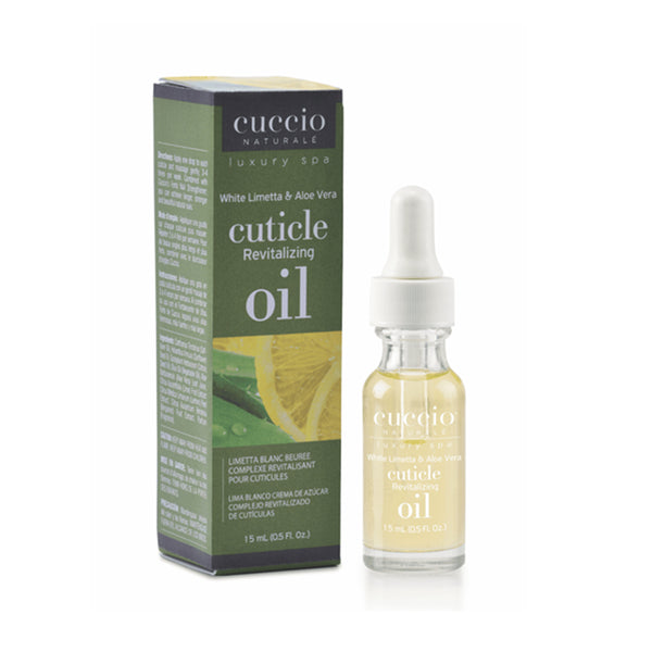 Cuccio Naturale Revitalizing Cuticle Oil White Limetta & Aloe Vera - 0.5 oz / 15 mL