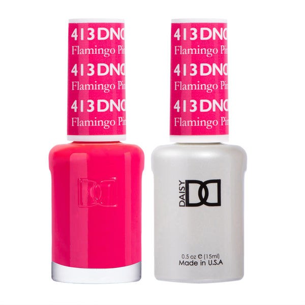 DND413 - DND SOAK OFF GEL 0.5OZ - FLAMINGO PINK