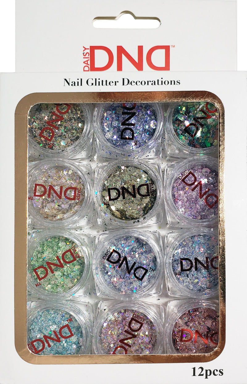 DND NAIL GLITTER DECORATIONS (Round Glitter)