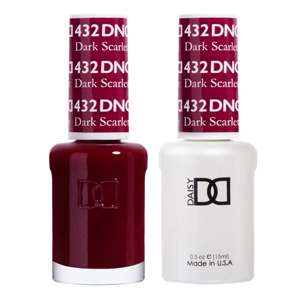 DND432 - Matching Gel & Nail Polish - Dark Scarlet