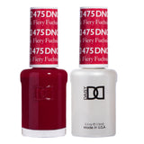 DND475 - Matching Gel & Nail Polish - Fiery Red