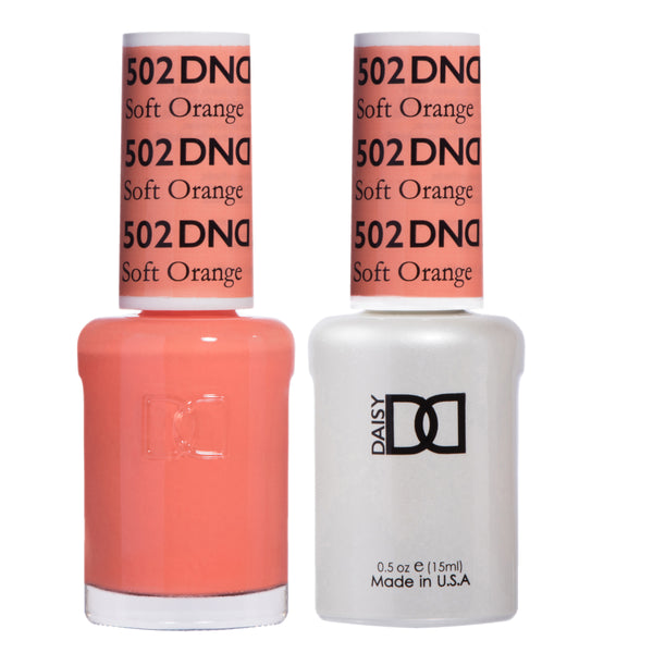 DND502 - Matching Gel & Nail Polish - Soft Orange