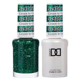 DND524 - Matching Gel & Nail Polish - Green To Green