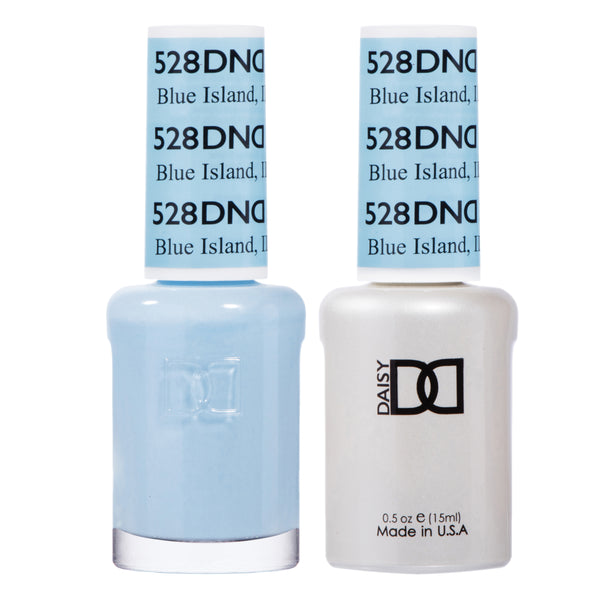 DND528 - Matching Gel & Nail Polish - Blue Island