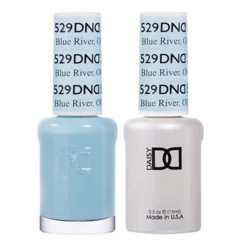 DND529 - Matching Gel & Nail Polish - Blue River