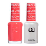 DND560 - Matching Gel & Nail Polish - Orange Ville
