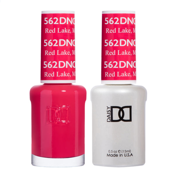 DND562 - Matching Gel & Nail Polish - Red Lake