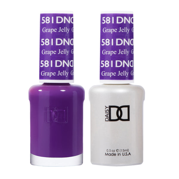 DND581 - Matching Gel & Nail Polish - Grape Jelly