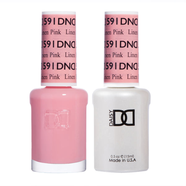 DND591 -  Matching Gel & Nail Polish - Linen Pink
