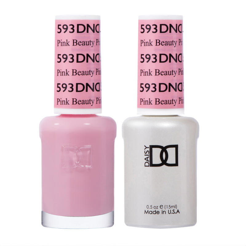 DND593 -  Matching Gel & Nail Polish - Pink Beauty