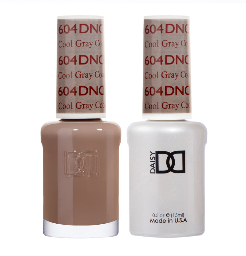 DND604 - Matching Gel & Nail Polish - Cool Gray
