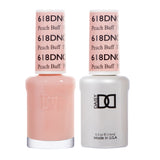 DND618 - Matching Gel & Nail Polish - Peach Buff