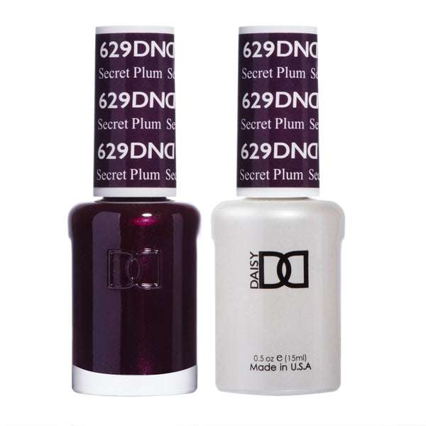 DND629 - Matching Gel & Nail Polish - Secret Plum