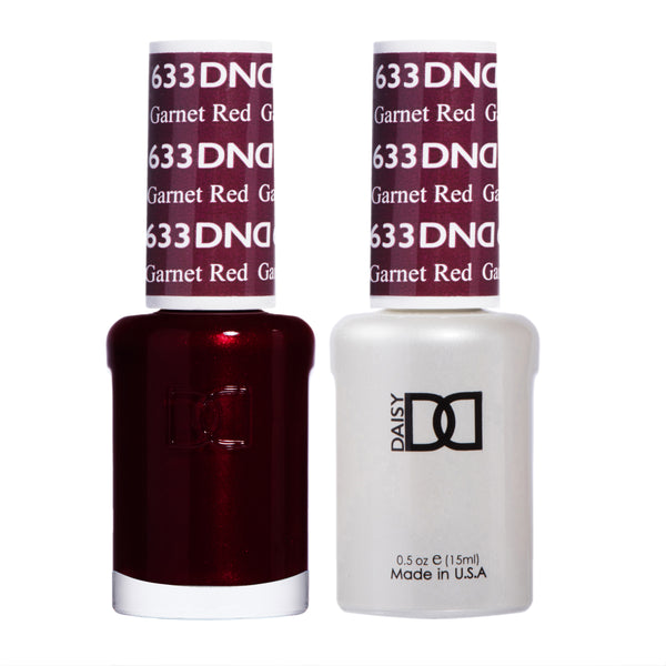 DND633 - Matching Gel & Nail Polish - Garnet Red