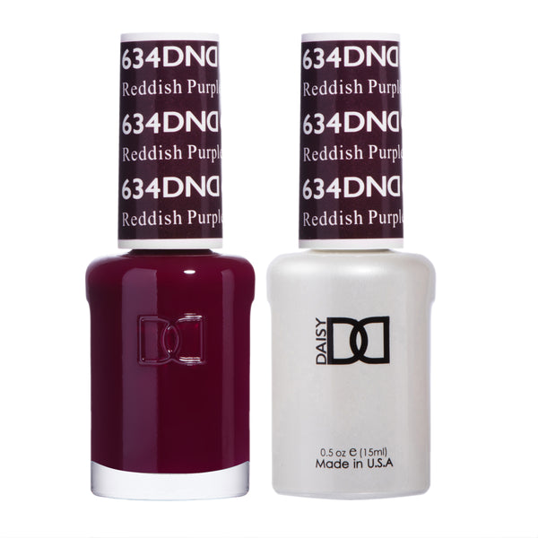 DND634 - Matching Gel & Nail Polish - Reddish Purple
