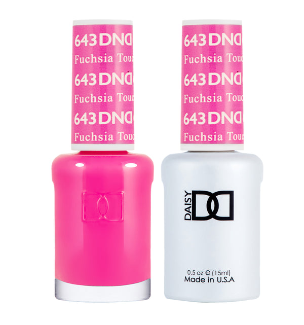 DND643 - Matching Gel & Nail Polish - Fuchsia Touch