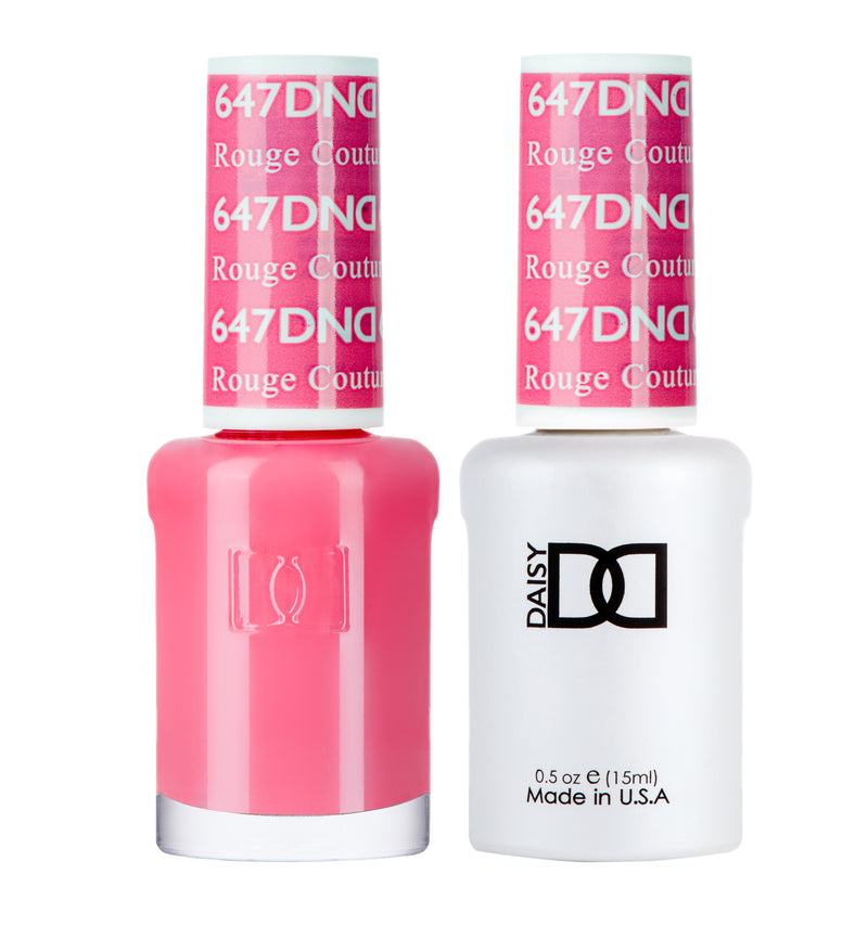 DND647 - Matching Gel & Nail Polish - Rouge Couture
