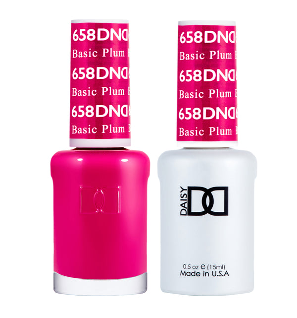 DND658 - Matching Gel & Nail Polish - Basic Plum