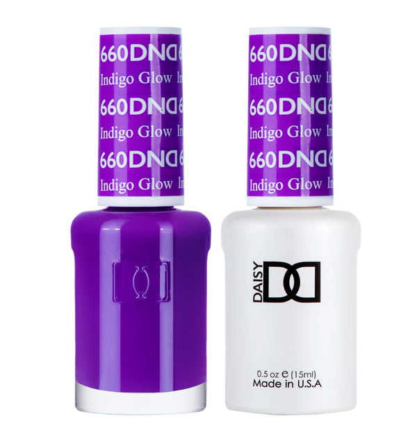 DND660 - Matching Gel & Nail Polish - Indigo Glow