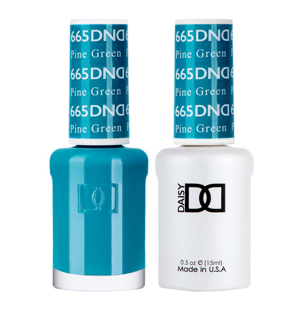 DND665 - Matching Gel & Nail Polish - Pine Green