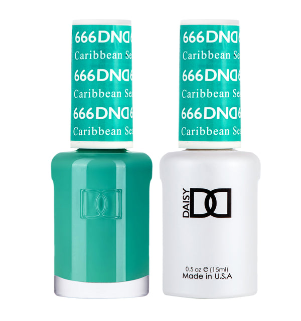 DND666 - Matching Gel & Nail Polish - Caribbean Sea