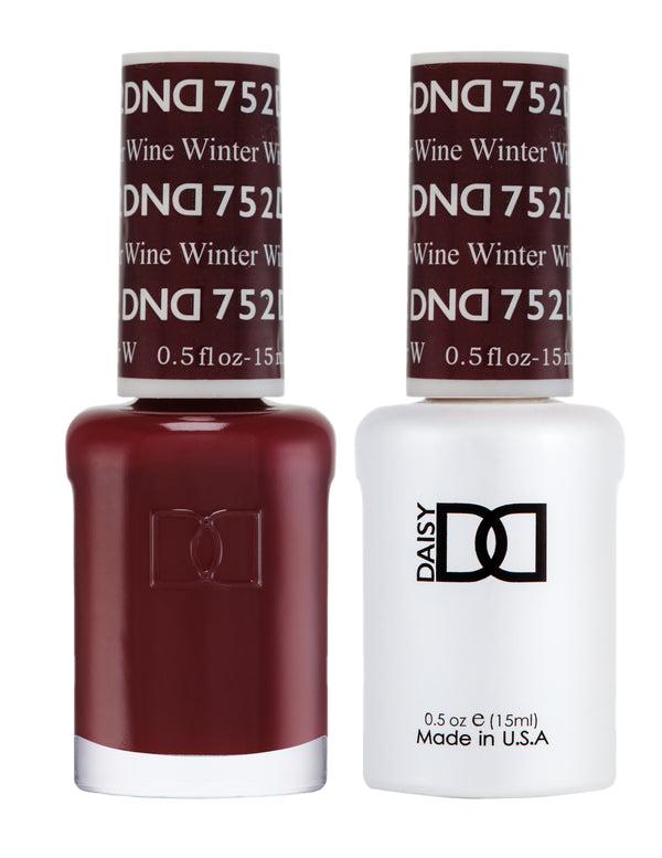 DND752 -  Matching Gel & Nail Polish - Winter Wine