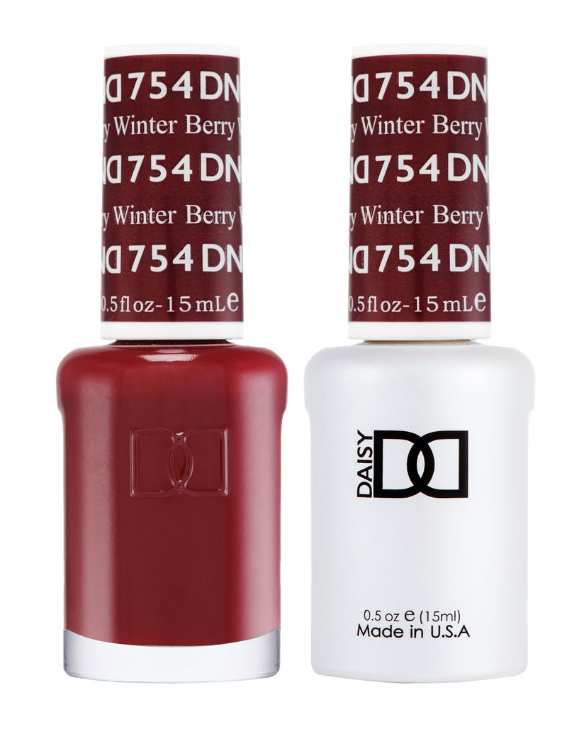 DND754 -  Matching Gel & Nail Polish - Winter Berry