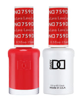 DND759 -  Matching Gel & Nail Polish - Lava