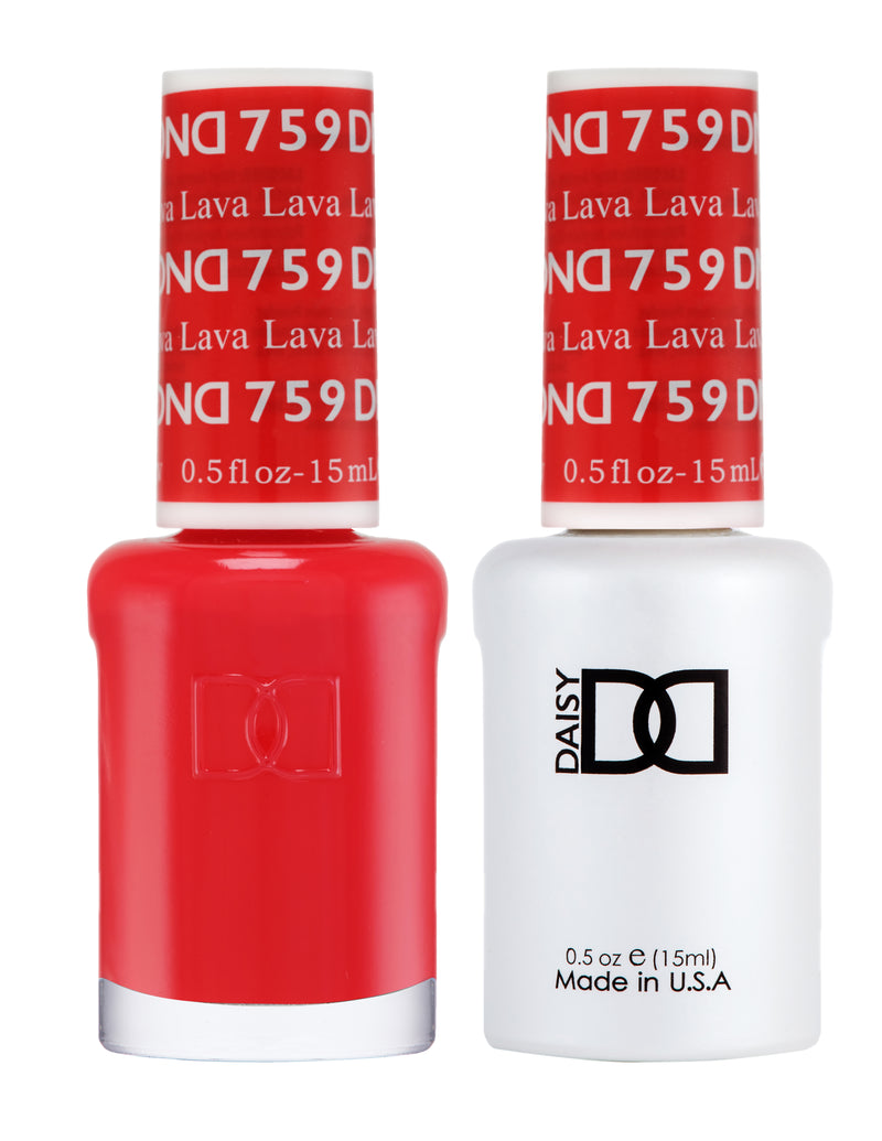 DND759 -  Matching Gel & Nail Polish - Lava