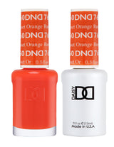 DND760 -  Matching Gel & Nail Polish - Russet Orange