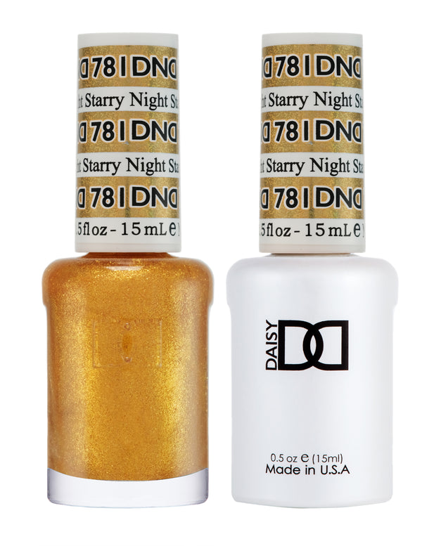 DND781 -  Matching Gel & Nail Polish - Starry Night