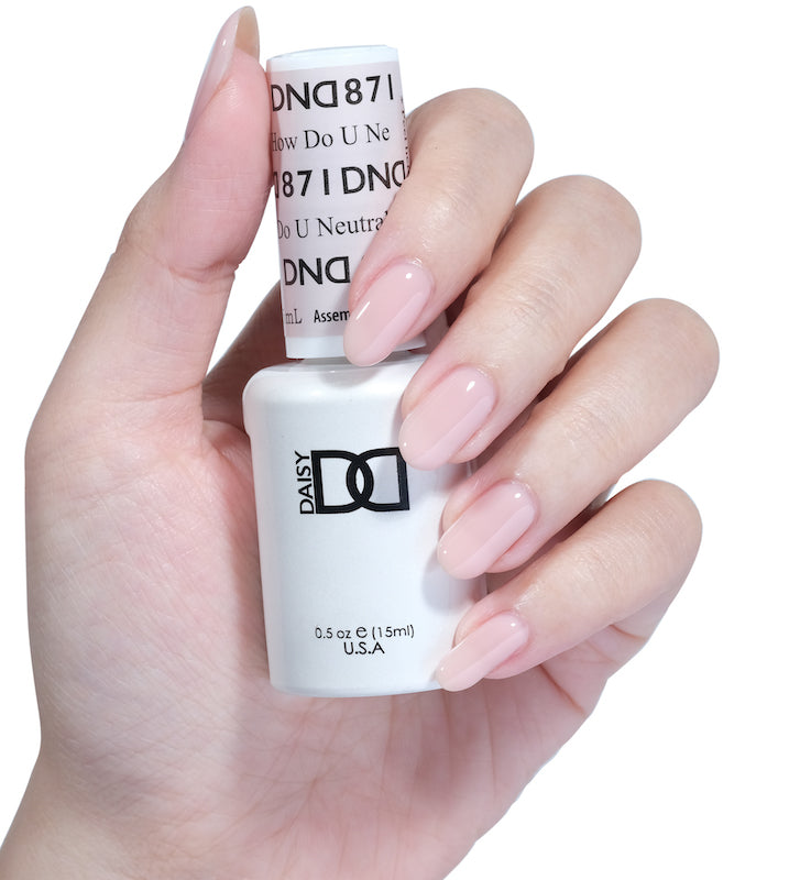 DND871 - Matching Gel & Nail Polish - How Do U Neutral?