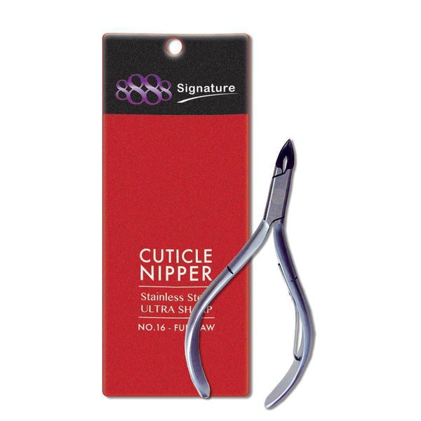 8888 STAINLESS STEEL CUTICLE NIPPER - SQUARE HEAD #16 (FULL JAW)