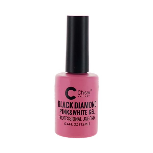 CHISEL Black Diamond Pink & White Gel 0.4 oz