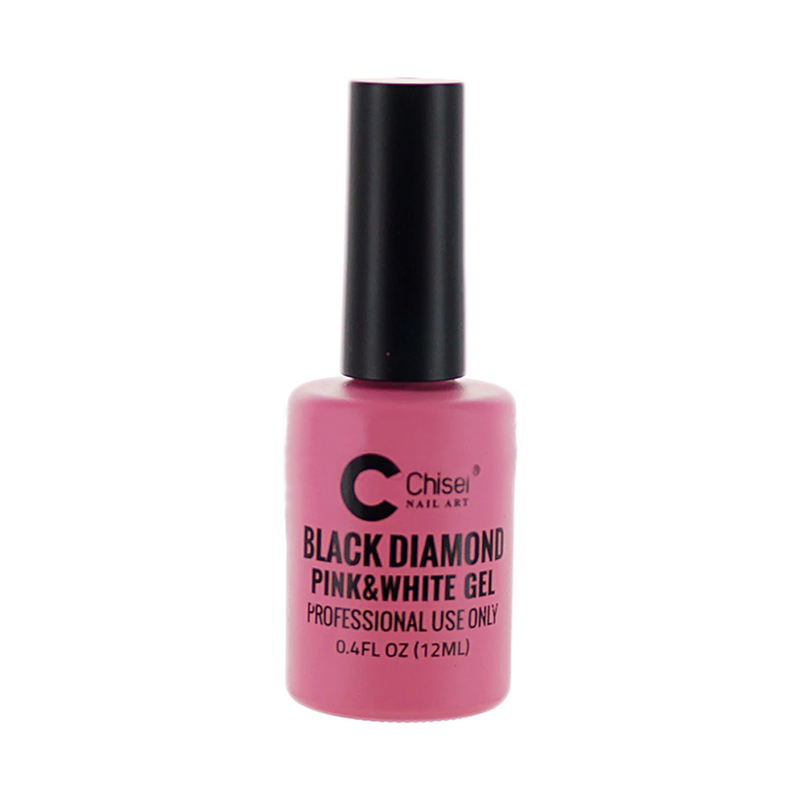 CHISEL Black Diamond Pink & White Gel 0.4 oz